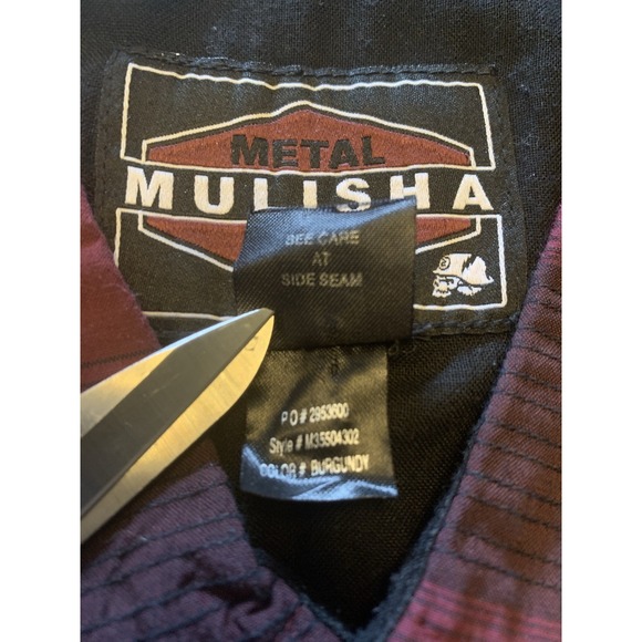 Metal Mulisha S/S Button Up  Shirt Men's L? size tag unreadable see measurements - Picture 8 of 16